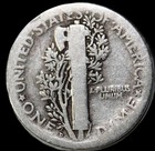1921 D Mercury Dime- Choice Vg   Free Shipping- Jam603