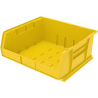 6-pack Yellow Plastic Stackable Hanging Storage Bins Organizer 16 5 x14 75 x7 