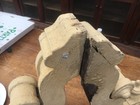 Pair C1880 s Victorian Gingerbread Gothic Corbels Porch Brackets Finials 17x13 