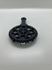Vintage Wilton Black Cast Iron Flower Trivet