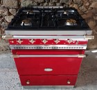 Open Box Lacanche Cormatin Classic 70cm 27 9 16    Range Cooker Burgundy   Brass
