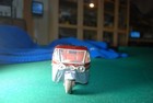 Vintage 1950s Bandai Japan Tin Litho Mazda K360 3 Wheel Truck Friction Toy Car