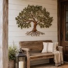 Metal Tree Of Life Wall Art  Modern Nature Inspired Branch Decor