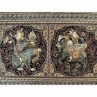 Burmese Myanmar Kalaga Heavily Embroidered Tapestry Shwe Chi Doe Sequins Beads