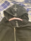 Super Rare  Ann Demeulemeester Men   s Black Wool Coat Jacket Sz S  Htf 