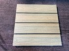  qty 10  Newtechwood Us-qd-zx-sg Deck Tiles 12  X 12  Composite Water Resistant