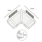 Shower Caddy Shelf Bathroom Corner Bath Storage Holder Organizer Triangular Rack
