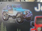 Jeep Diecut Jk Wrangler 18   Metal Tin Sign Vintage Man Cave Garage Cj New