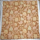 Vtg 50   53  French Floral Fabric Wall Hanging Tapestry Throw Blanket Art Nouveau