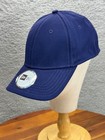 New Era Navy Blue Blank Ball Cap Hat Unisex Adult Casual Fitted Large-xlarge