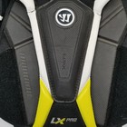 Warrior Lx Pro Junior Large Hockey Shoulder Pads Black Yellow Youth Ice Hockey