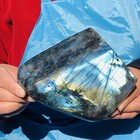 5 21lb  Natural  Labradorite  Quartz Crystal Ornament Mineral  Specimens Healing