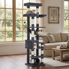 74  Large Multi-level  Cat Tree Tower With Scratching Post Condo Perches Hammock