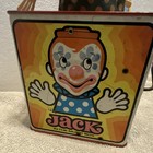 Mattel Jack-in-the-box Clown Tin Toy Music Box 1971 Ages 3-5 Years None Working