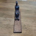 Cat Door Stopper Cast Iron Brown Kitty Collectible Cats Figurine 4 x6 Home Decor