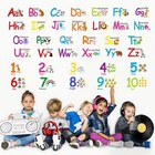 Alphabet Animal Wall Stickers Removable Abc Decals For Kids Nursery Decor