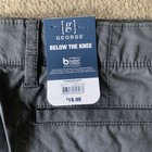 George - Mens - Below The Knee - Dark Gray - Cargo Shorts - Size 40