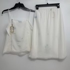 Vtg  Bert Yelin For Iris Camisole Top With Half Sleep Size M Hand Embroidered