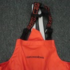 Grundens Bibs Mens Medium Orange Neptune Commercial Fishing