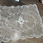 Antique Tambour Lace Square 11x11   