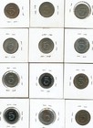 Lot Of 12 Assorted Panama Five Centesimos Coins 1929-1975