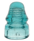 Cd 133 Blue Aqua W  Brookfield Antique Glass Telegraph Insulator Creb Style