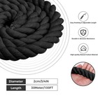 Natural Cotton Rope 3 4in X 100ft - 3-strand Twisted  Durable   Eco-friendly