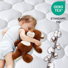Queen Mattress Pad Fitted Quilted Cotton Mattress Cover Cooling Soft Pillow Top