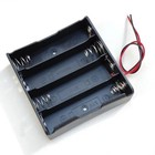 18650 Battery Holder Box 1 2 3 4 Slot Case With Wire Diy Power Storage Case