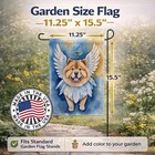 Caroline s Treasures Chow Chow My Angel Garden Flag Dac6977gf