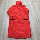 Speedo Unisex Team Parka Red Medium Hooded Fleece Lining Zip Up Swim Gear New