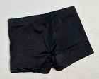 Gk Elite Bar Shorts Leotard Black Nylon Swarovski Rhinestone Bling Gymnastics As