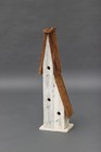 Rustic Reclaimed Wooden Extra Large Lean-to Condo Birdhouse For Outdoor Decor