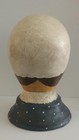 Authentic Signed Sally D  Seaman Papier-m  ch   Folk Art Bust