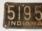 Vintage 1932 Indiana License Plate