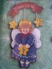 Christmas Bucilla Felt Applique Holiday Ornament Craft Kit banner Greeting 84076
