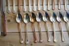 Vintage Silver Plate Oneida Silversmiths Flatware Lot Of 53 B8