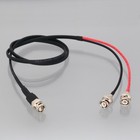 Twbnc Bno  twin Plug Jack Pin  To 2x Bnc Male Splitter Adapter Cable Rg316 2 9ft
