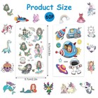 Zhtulck Tattoos For Kids  600  Mixed Styles Temporary Tattoos Set Girls And Boys