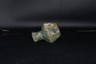 Genuine Ancient Roman Glass Bottle Container With Iridescent Patina
