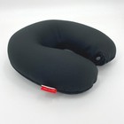 Black U Shaped Travel Pillow Neck Support Head Rest Airplane Sleep Cushion