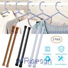 Tension Curtain Rod No Drilling 2-6pcs  Spring Adjustable Curtain Pole 15 -44 