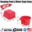 Hanging Feed   Water Cage Cups