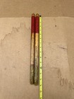 Pair Antique Chinese Hand Made Wood Drumsticks 15 