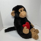 Vintage Russ Berrie Realistic Monkey Plush Rb For Target Chimpanzee W heart 