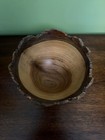 Natural Edge Hand Made Black Walnut Wooden Bowl 6    Across X 3 5    Tall W  Schmidt