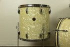 1950s Gretsch  bop Outfit  White Marine Pearl Drum Set