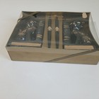 Vintage Back Siamese Cat Bookends Mcm 1950s Desk Set Pens  New Nos
