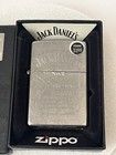 Zippo Authentic Jack Daniels Tennessee Whiskey Silver Finish Lighter Bb7676822