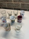 Shot Glasses    attractions    Lot Of 9 Used 
